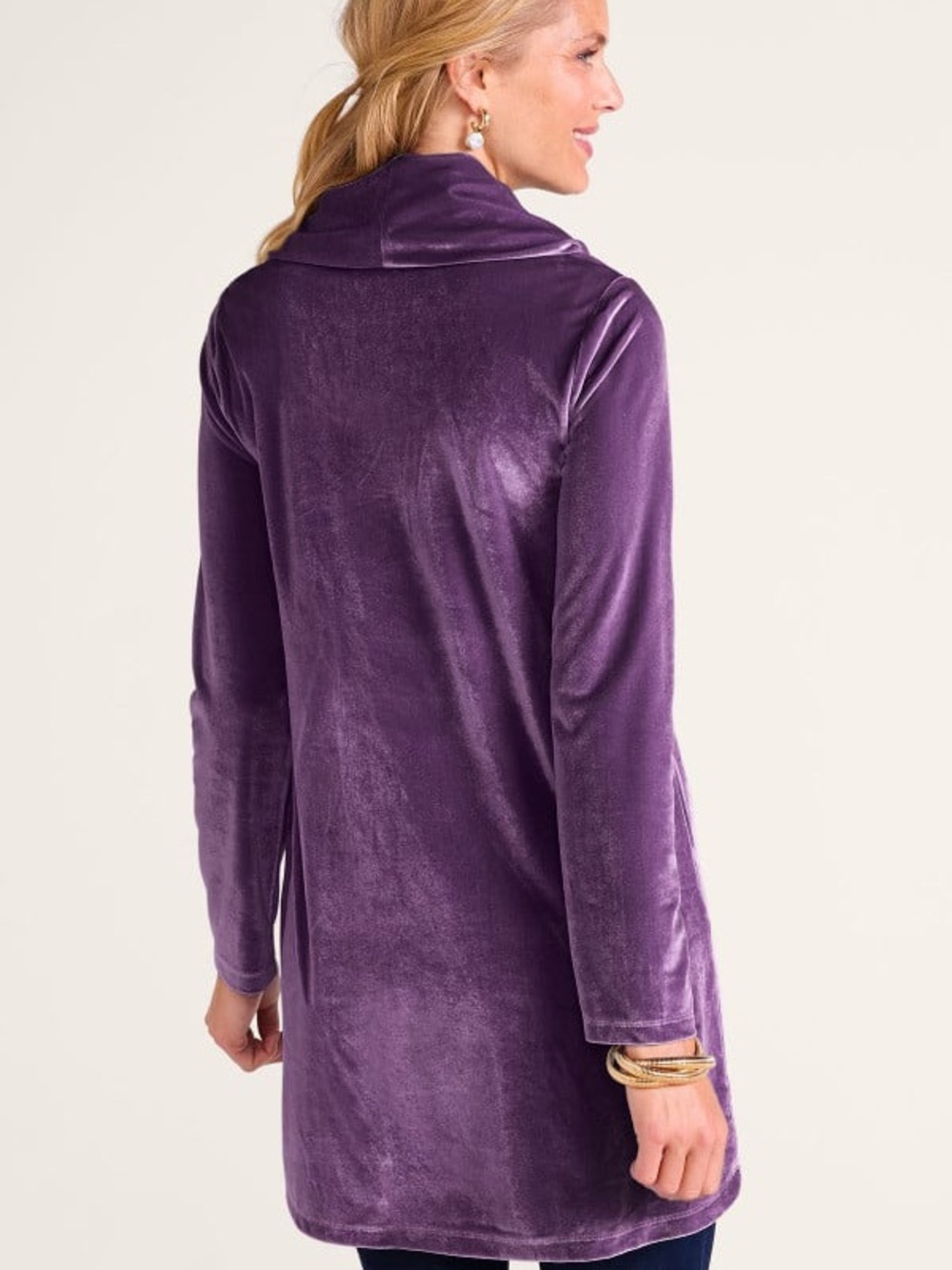 Soft Surroundings Velvet Tunic - Picture 6 of 9